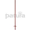 Patura Winkelstahlpfahl, 2 mm stark, lackiert, 1,15 m mit Trittfuß (10 Stück/Pack)