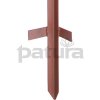 Patura Winkelstahlpfahl, 3 mm stark, lackiert,1,50 m mit Trittfuß (10 Stück/Pack)
