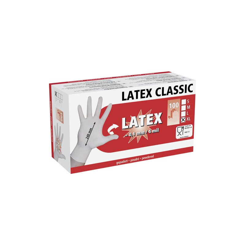 Kerbl Einmalhandschuhe Latex Classic