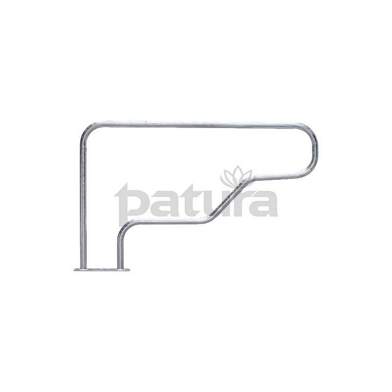 Patura Liegeboxenbügel Classic Ø 60,3 mm mit Bodenplatte, L 1,80 m x H 1,15 m