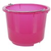 Kerbl Stall- & Baueimer 12 Liter rosa transparent