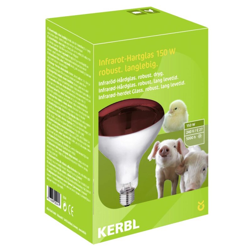 Hartglas Infrarotlampe - Kerbl